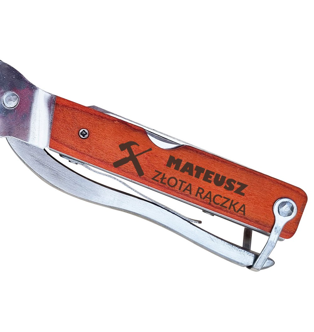 Multitool 12w1 z grawerem prezent dla taty dziadka faceta Sklep